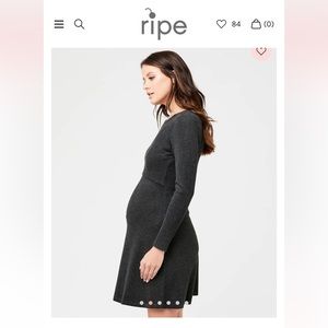 Beautiful, like new Ripe maternity/nursing dress.